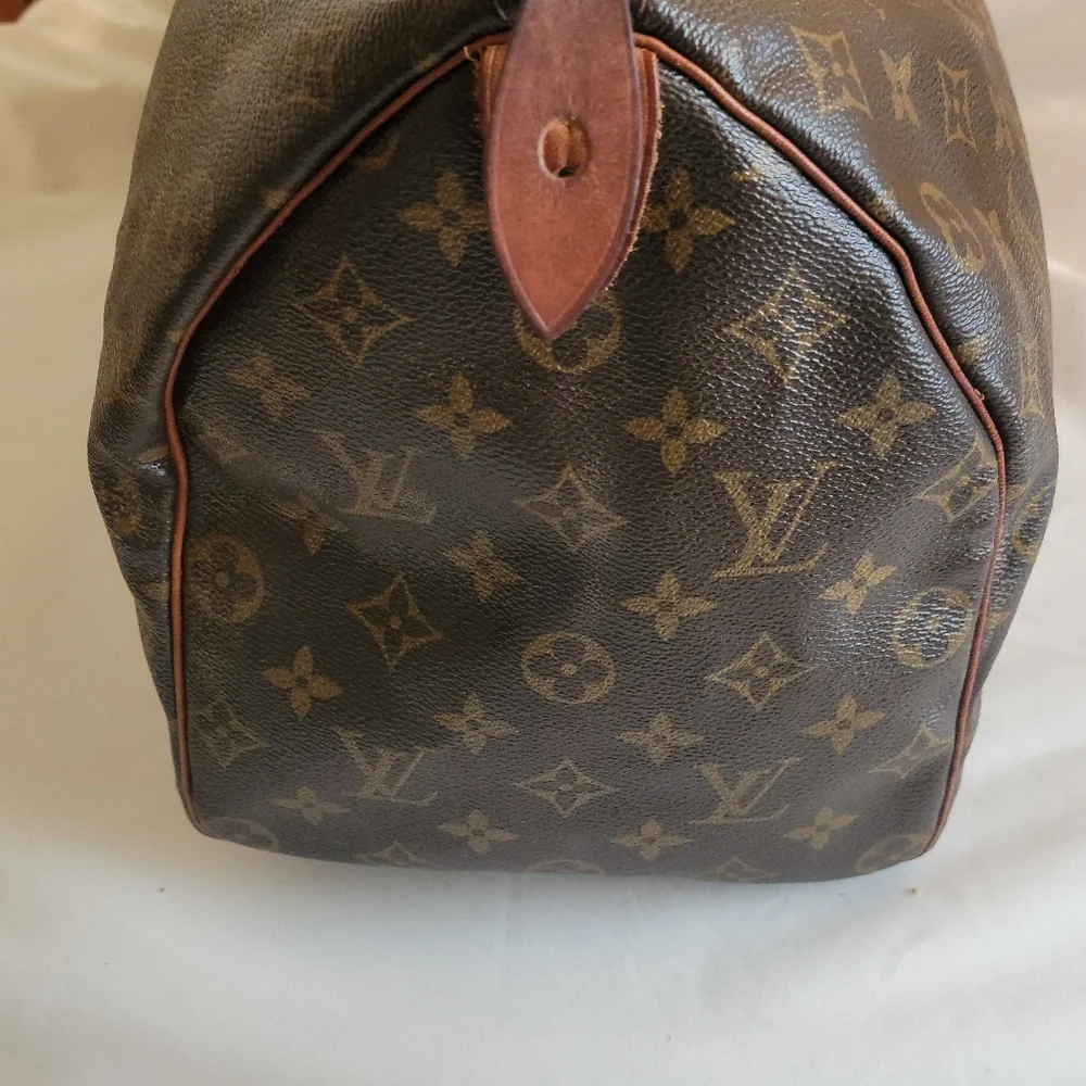 Louis Vuitton Vintage Speedy 35 Mono Date Code SP0973 (W/ COA)